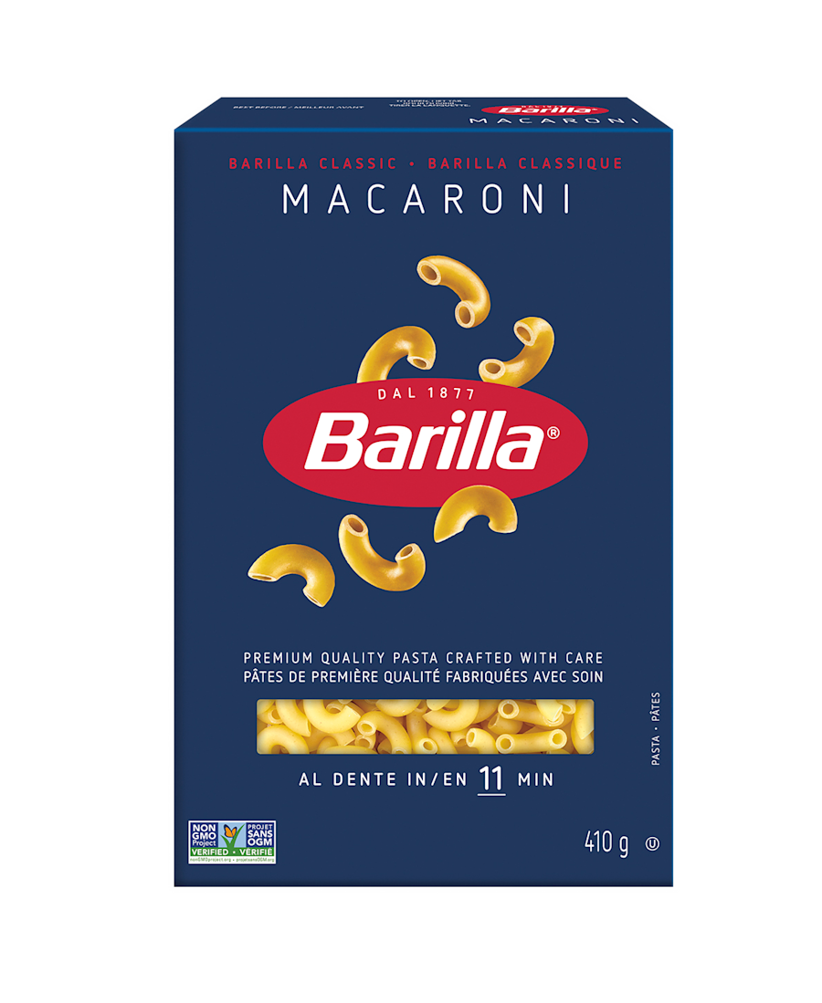 Barilla Macaroni Pasta (packshot) - en-ca