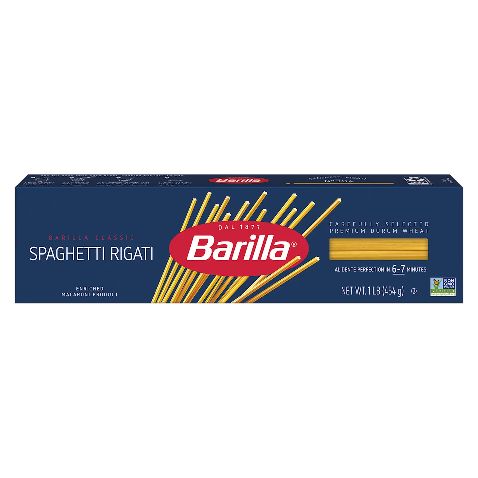Barilla Spaghetti Rigati Pasta