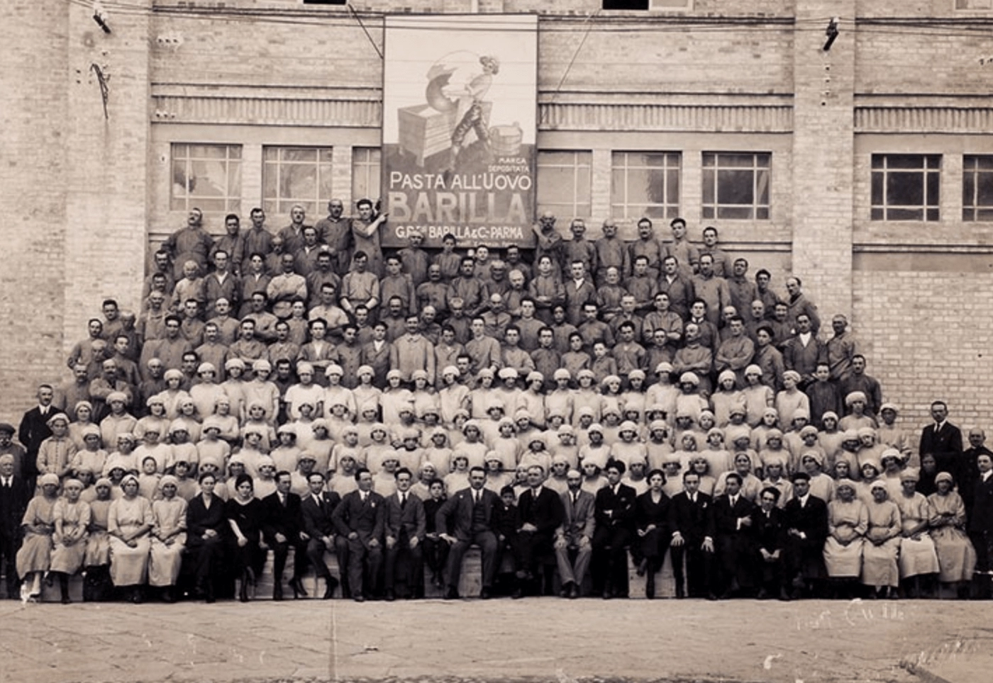The first Barilla Factory, Parma Italy