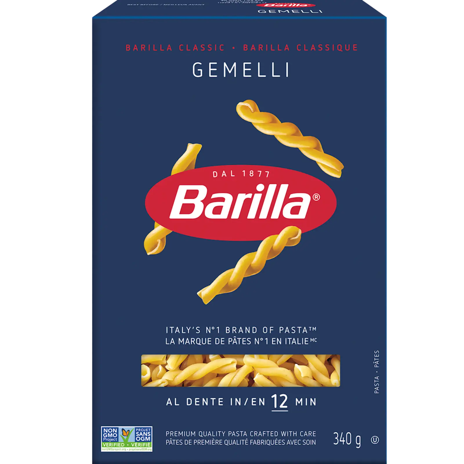 Barilla Gemelli Pasta - Packshot - fr-ca