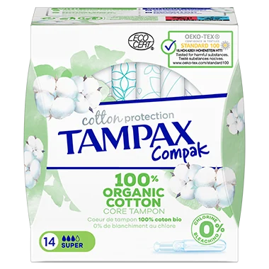 Tampax Cotton Protection Super 14