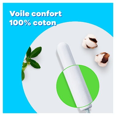 Voile confort 100% coton