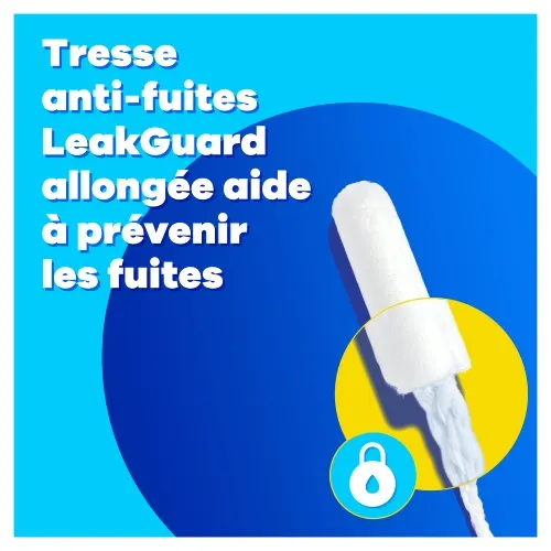 Tresse anti-fuites LeakGuard allongee aide a prevenir les fuites