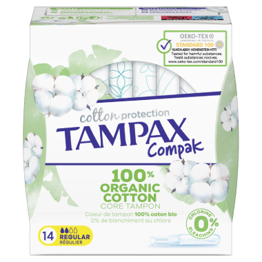 Tampons Tampax Cotton Protection Régulier 14