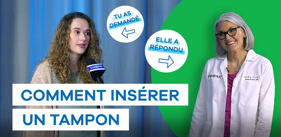 Comment insérer un tampon 