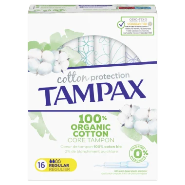 Tampons avec applicateur Tampax Cotton Protection Régulier