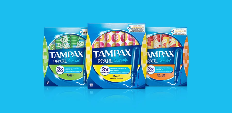 Tampons Tampax Pearl Compak