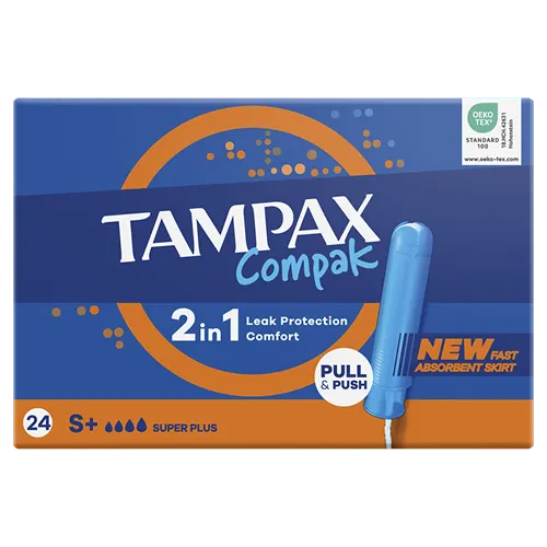 Tampons avec applicateur Tampax Compak Super Plus 24ct