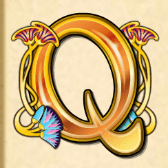 Cleopatra slot review - Q symbol