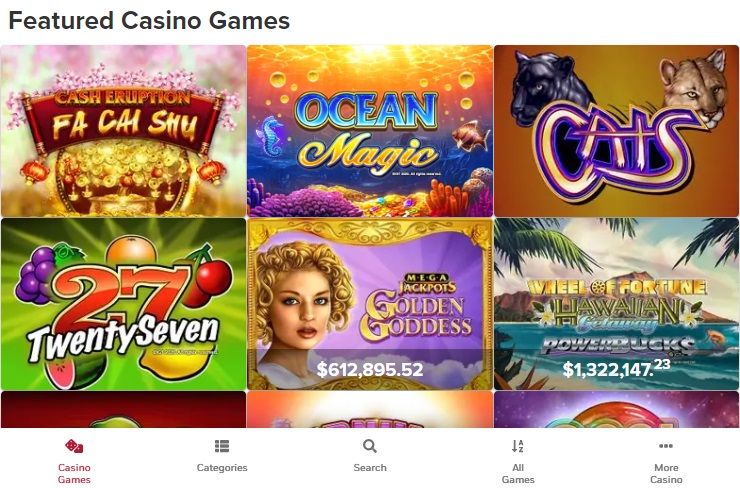 PlayNow Casino Slot Games