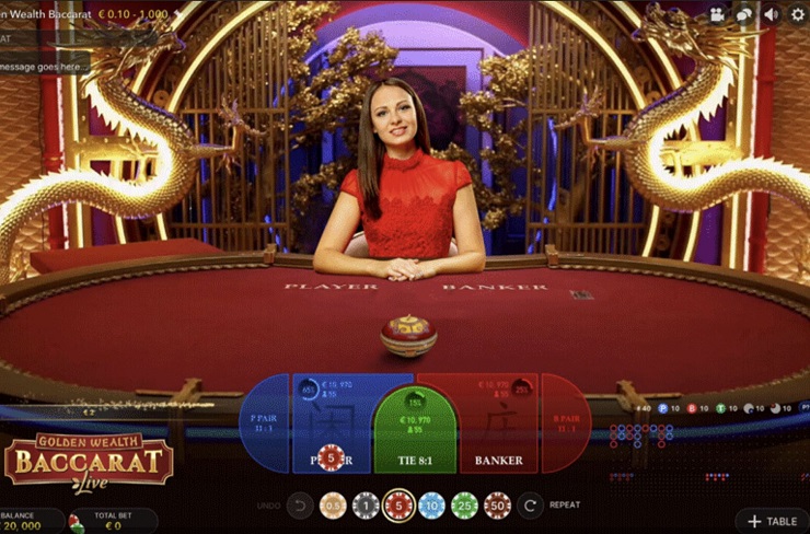 PointsBet Casino Ontario Golden Wealth Baccarat