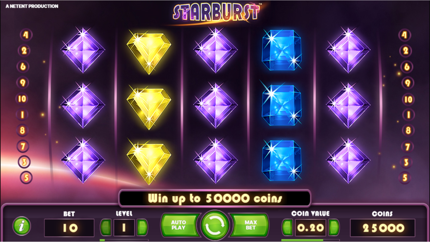 Starburst Best $5 Deposit Games in Canada