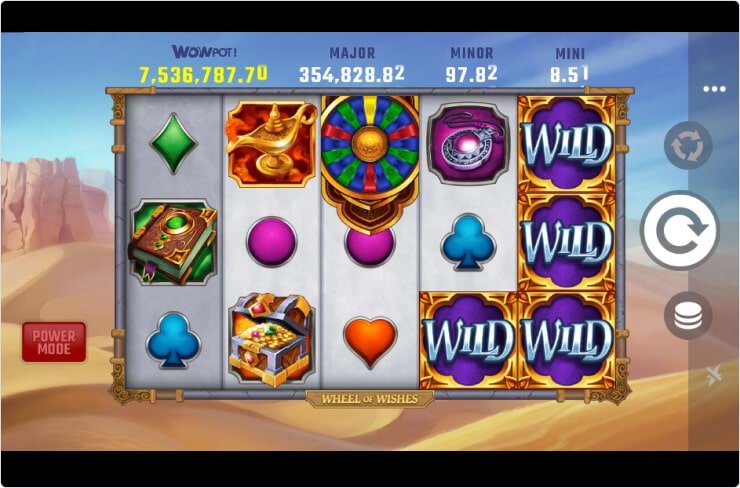 Wheel of Wishes Slots at Spin Casino