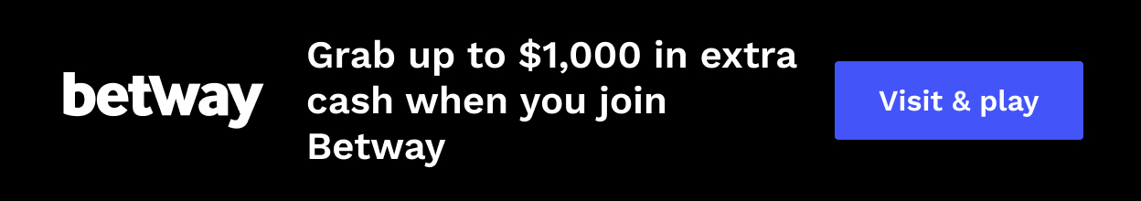 Grab up to $1,000 when you join Betway Casino