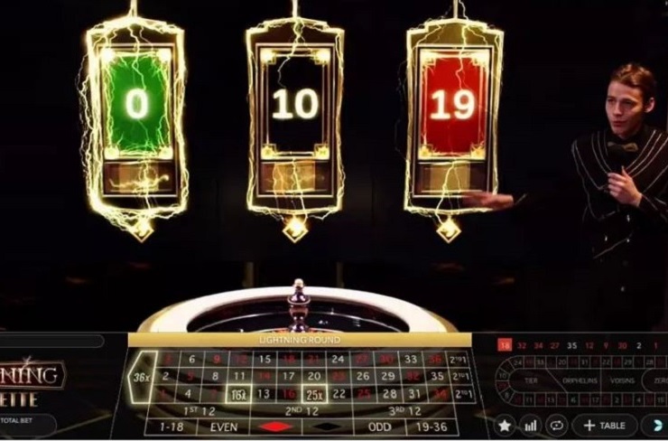 PlayNow Casino Live Lightning Roulette