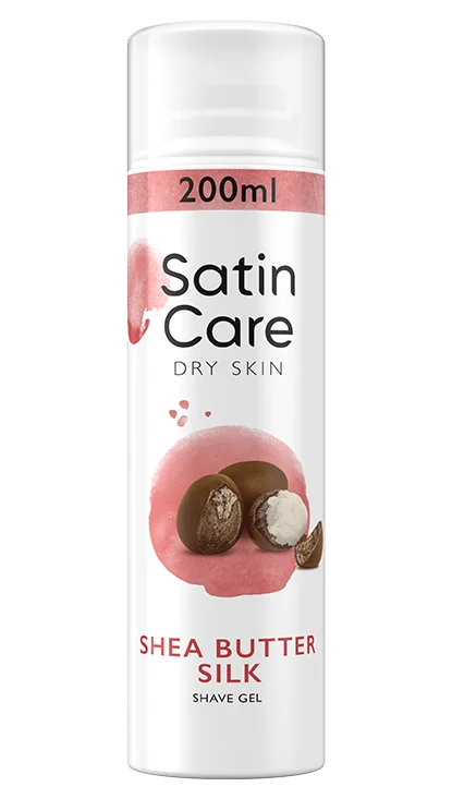 Satin Care Dry Skin Shea Butter Silk Rakgelet
