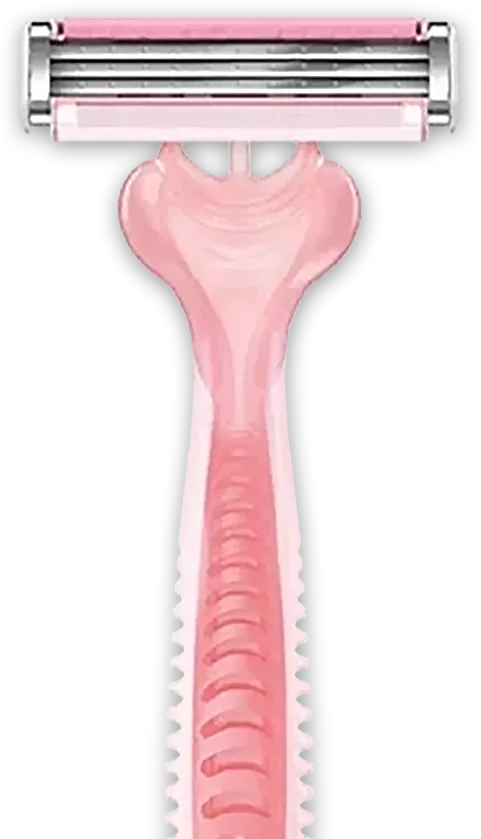 Simply Gillette Venus 3 basic Engångsrakhyvel: 3 blad, Lubrastrip för ett bättre glid, Ergonomiskt handtag och Mjukt grepp av elastomer