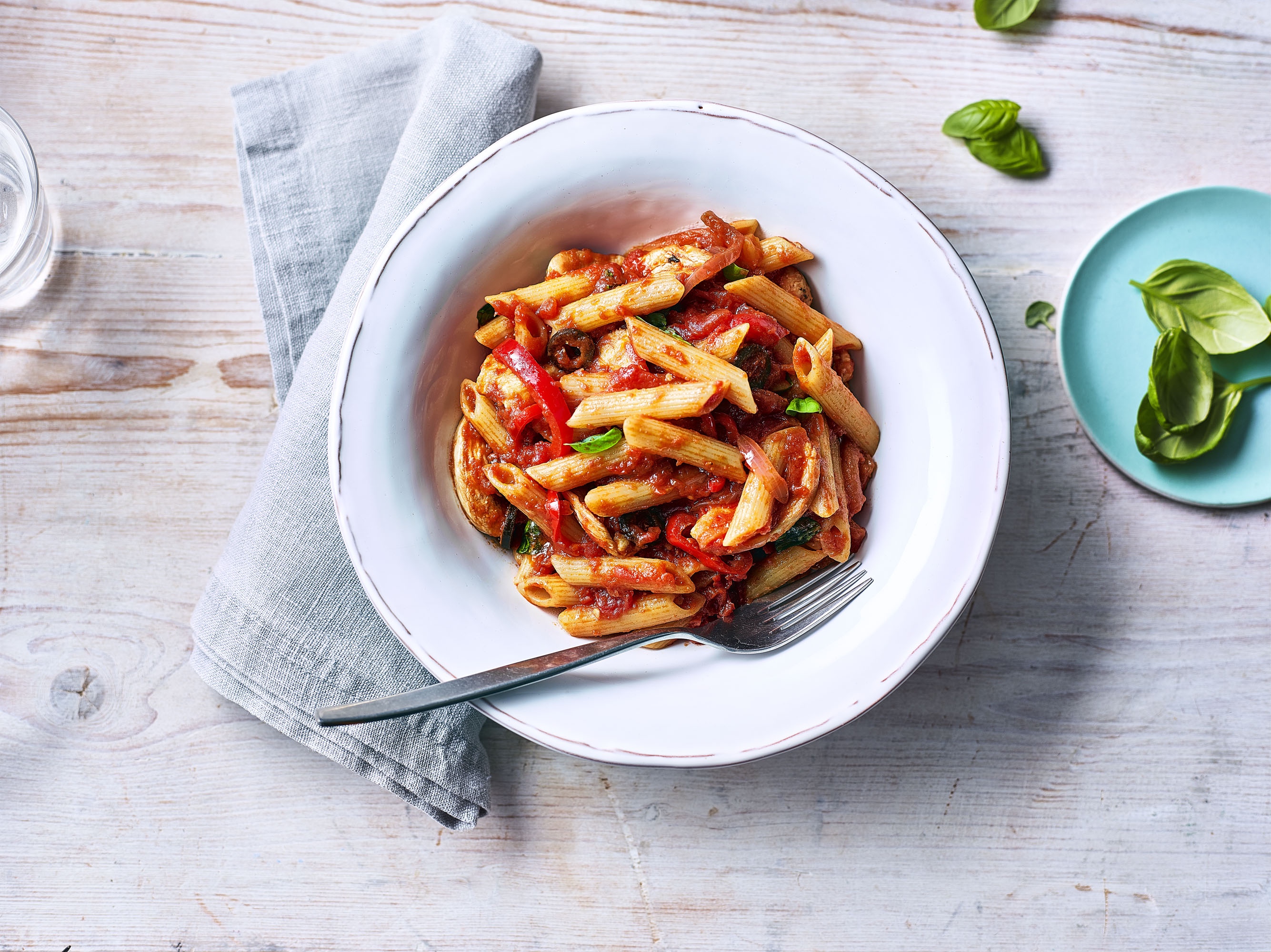 Chicken Arrabbiata with Penne