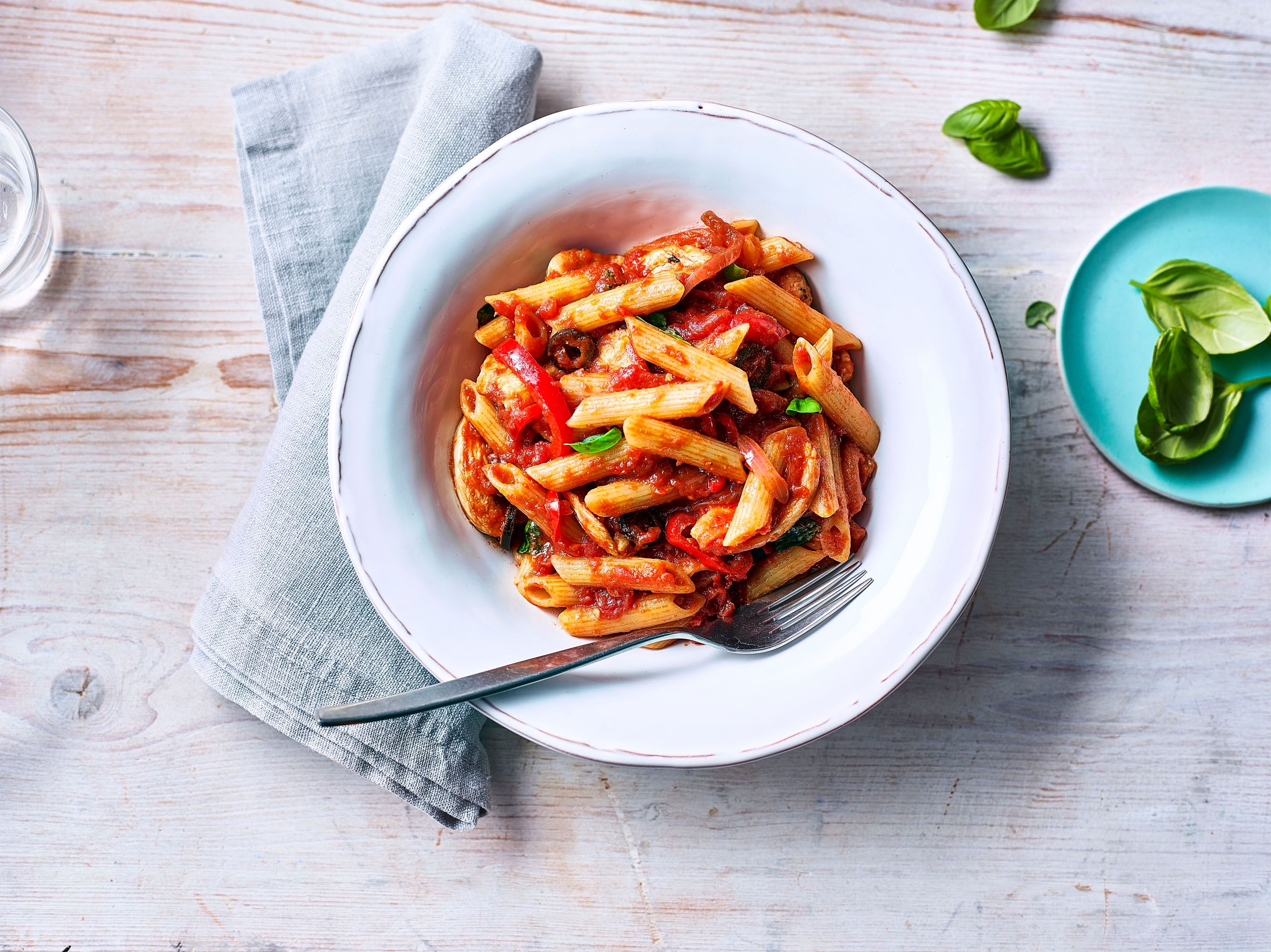 Chicken Arrabbiata with Penne