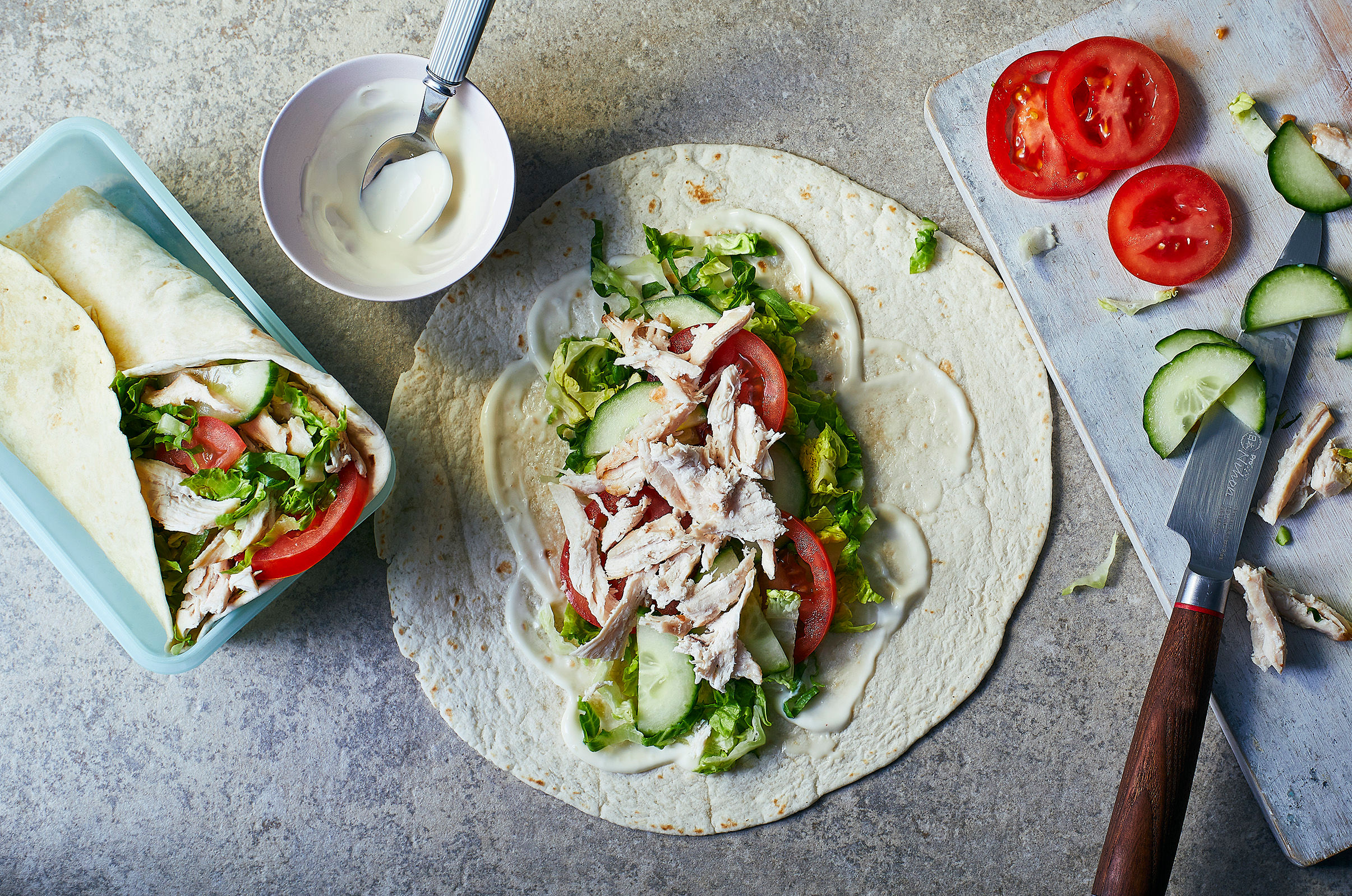 Prep Ahead Chicken Mayo Wrap π¨π»βπ³