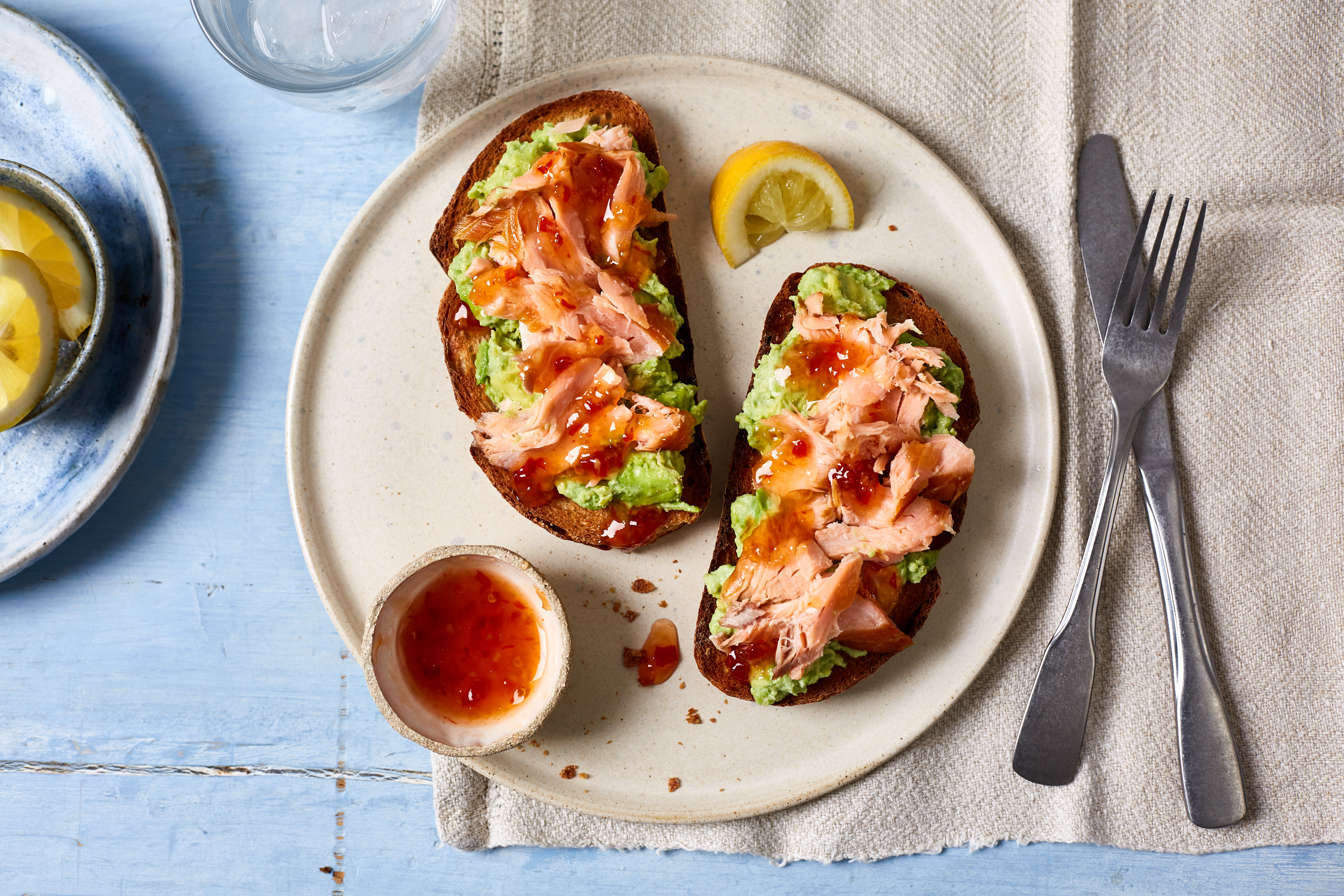 Avocado Toast with Chilli Salmon