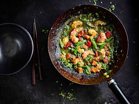Thai Green Curry Bowl with Prawns