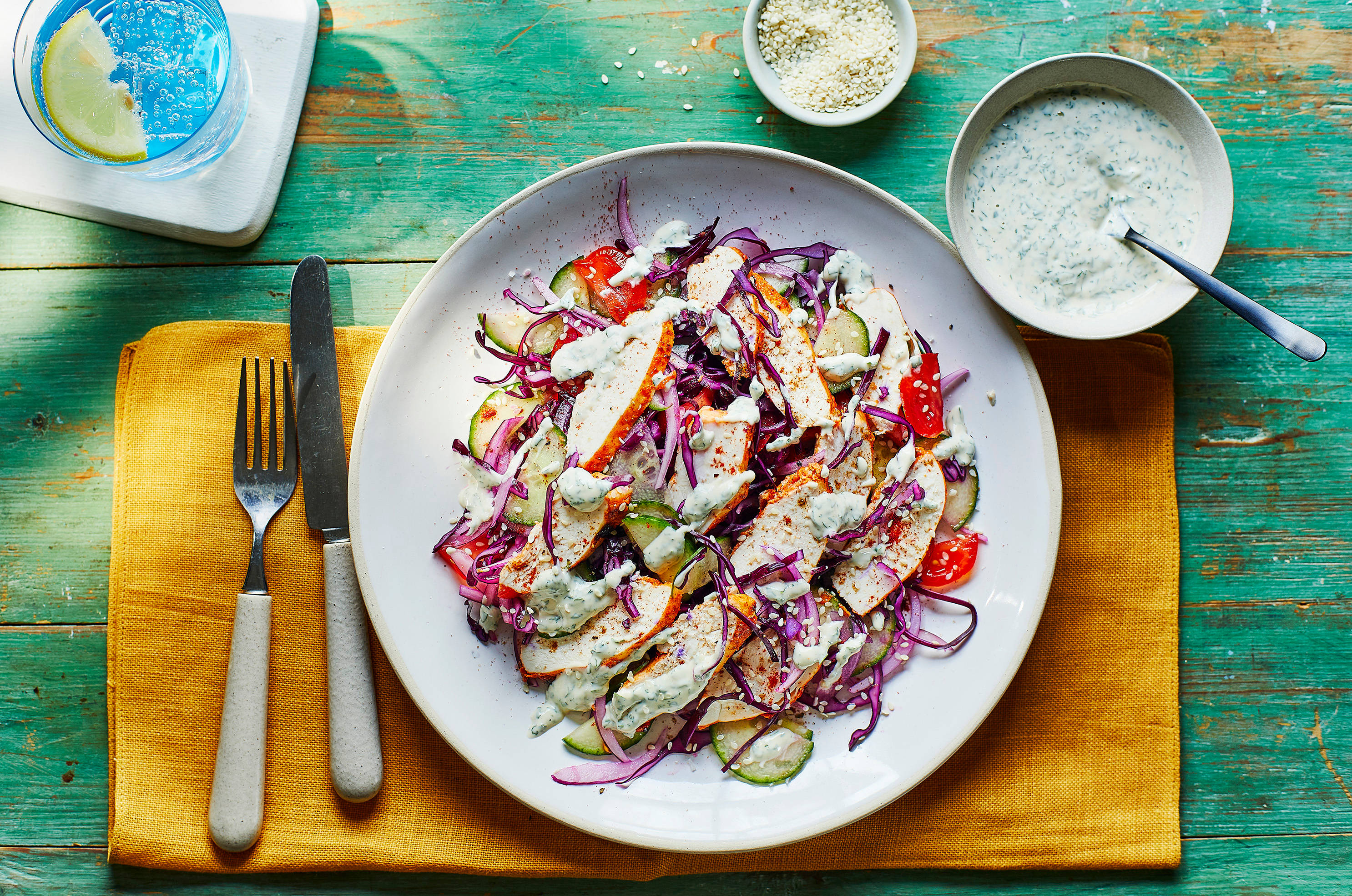 Chicken Shawarma Salad