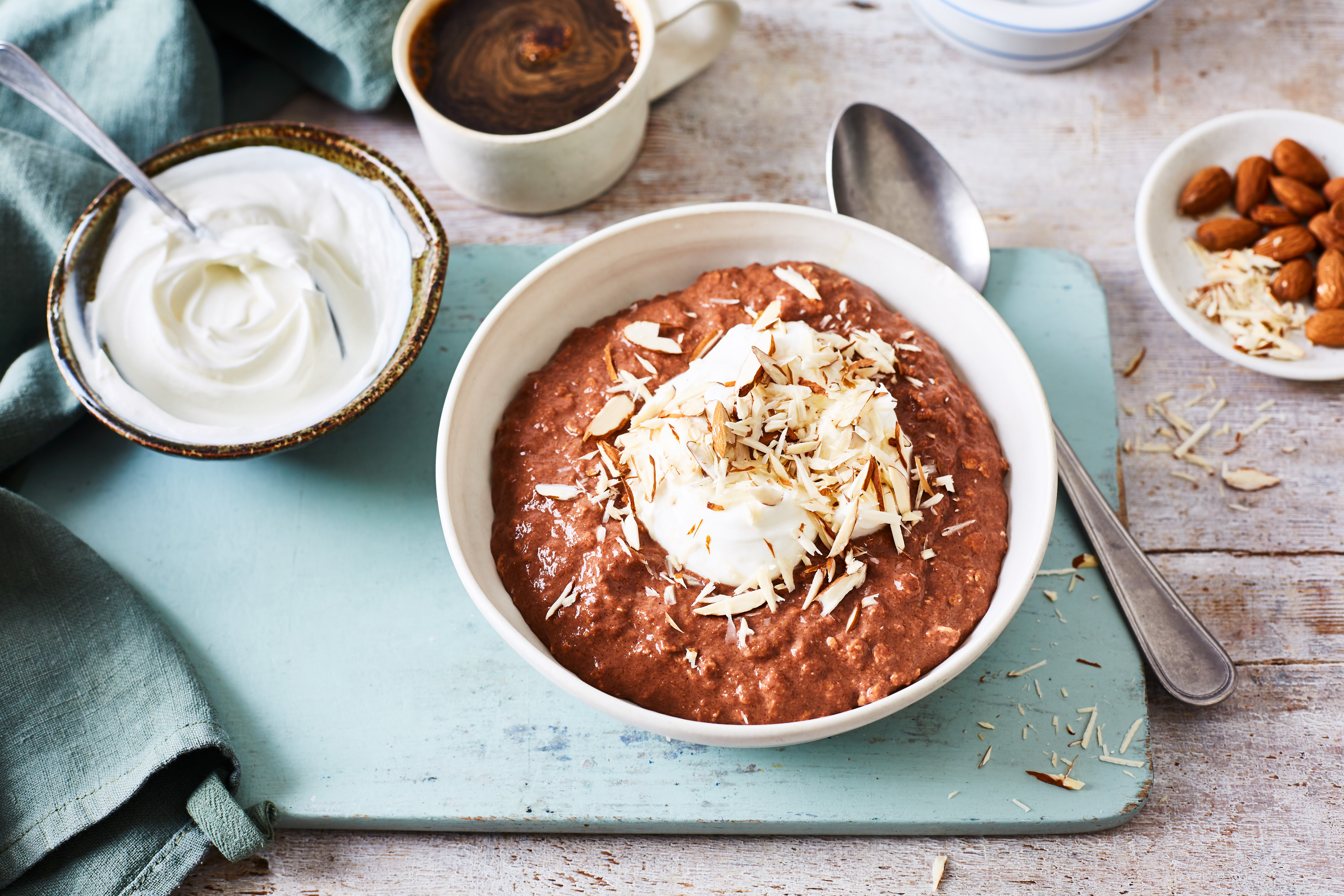 Chocolate and Almond Overnight Oats
