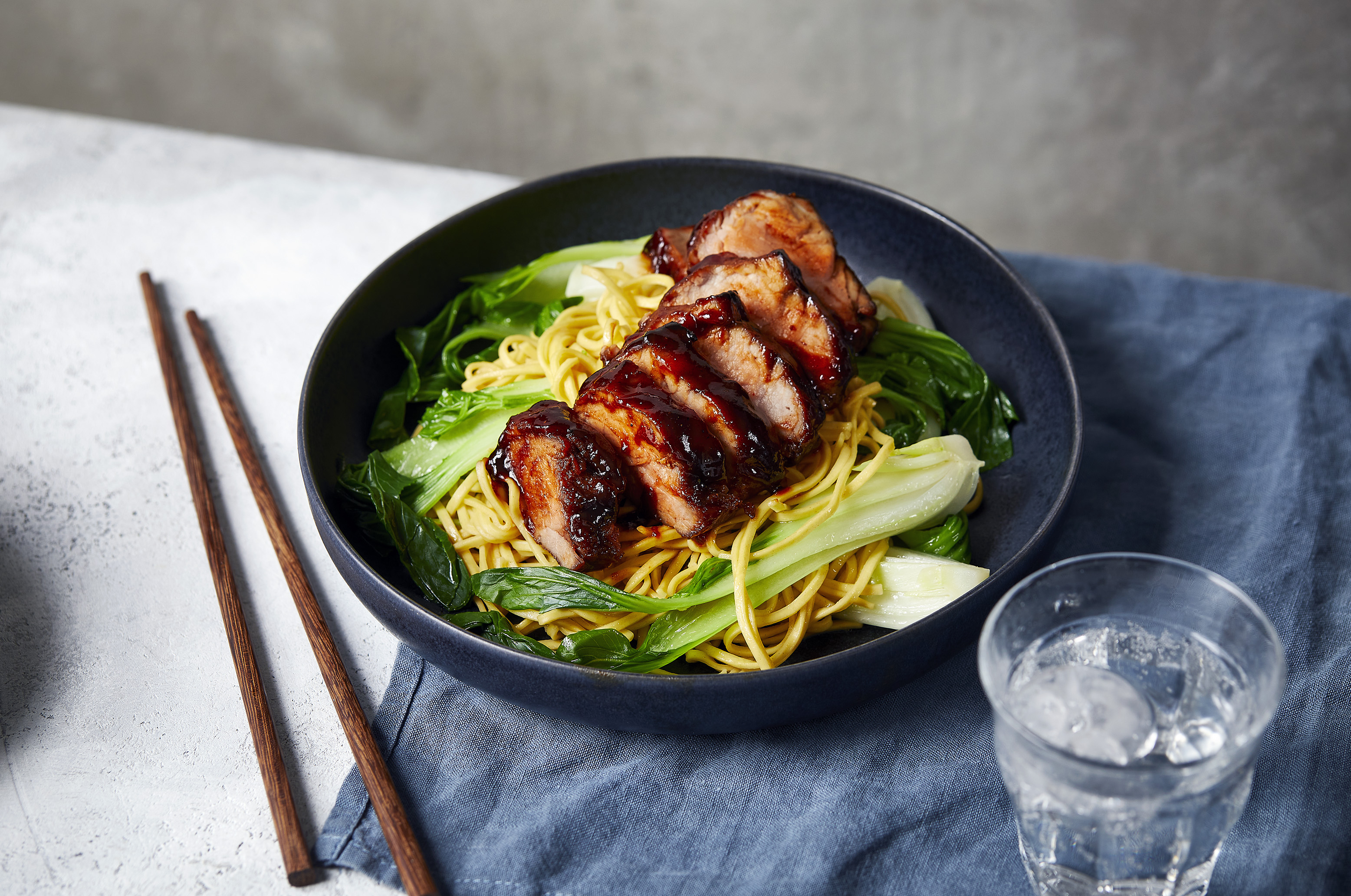 Honey Roasted Pork Noodles
