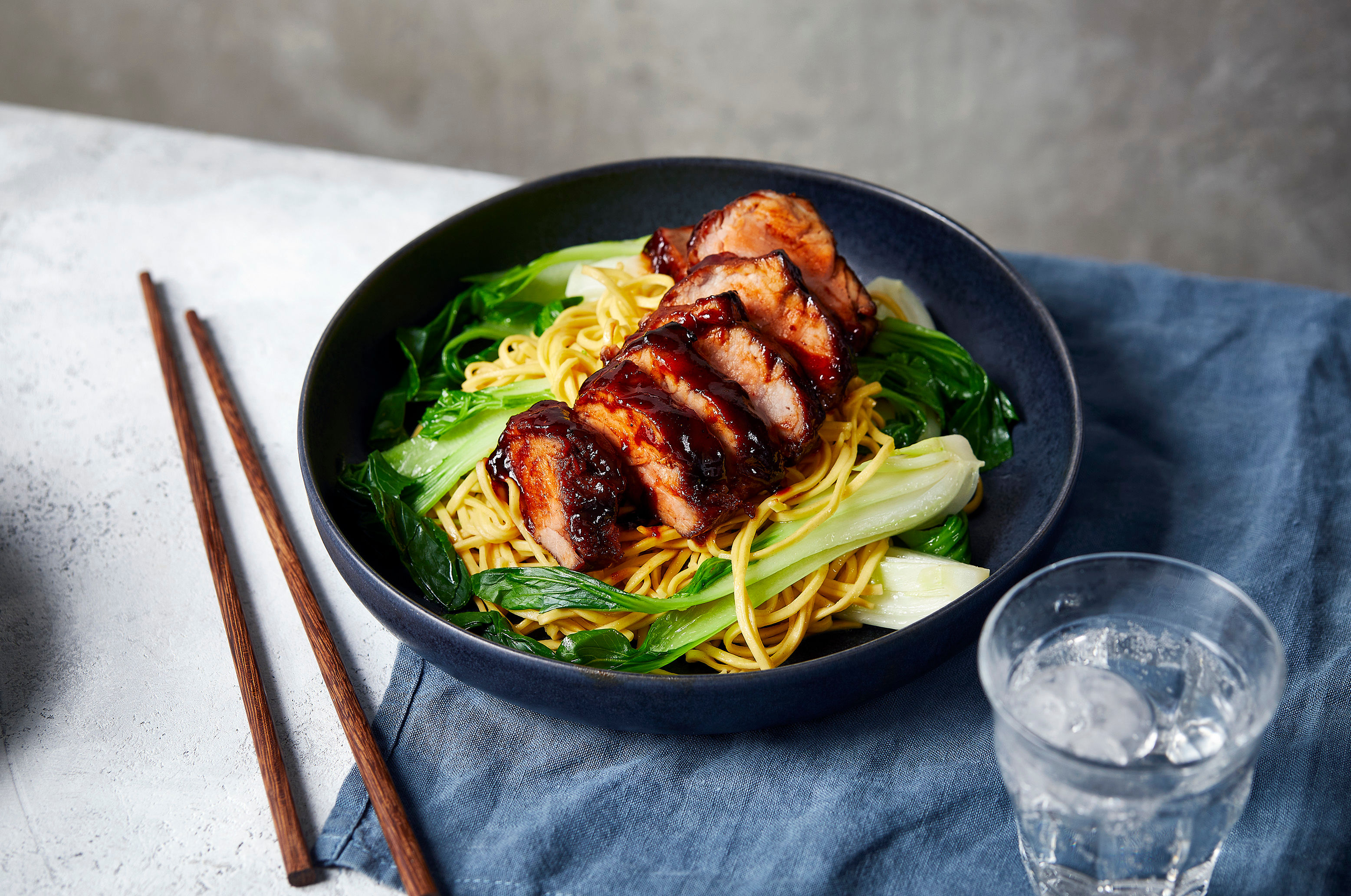 Honey Roasted Pork Noodles