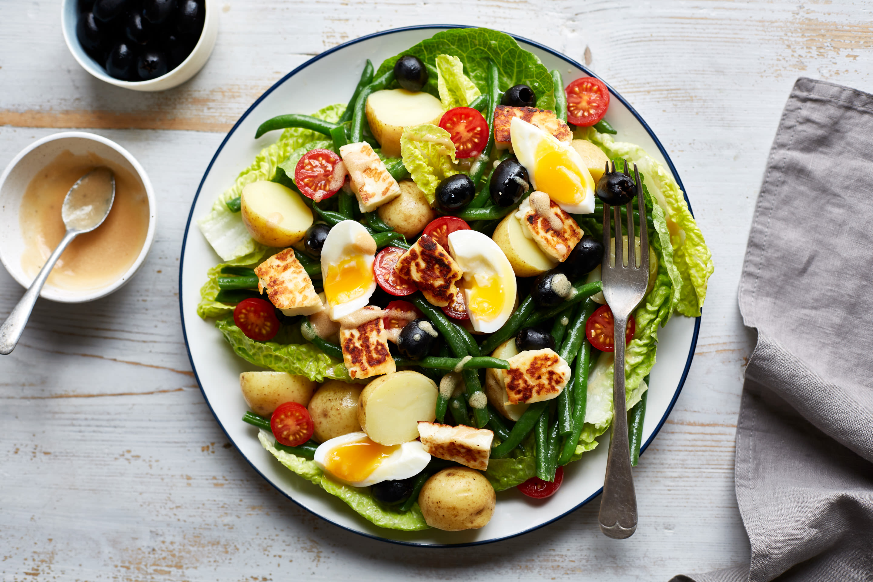 Halloumi Niçoise