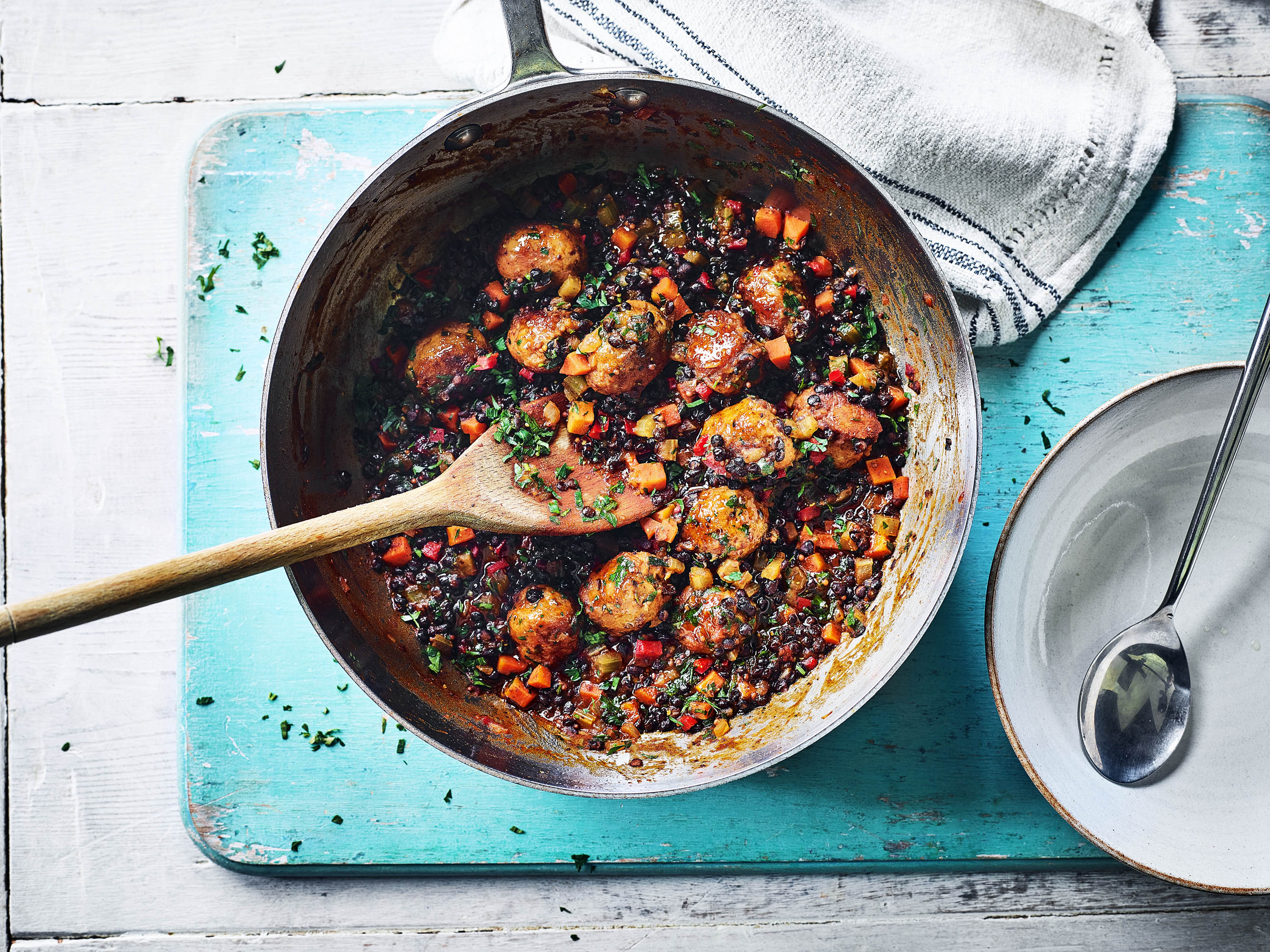 Speedy Sausage and Lentil Stew