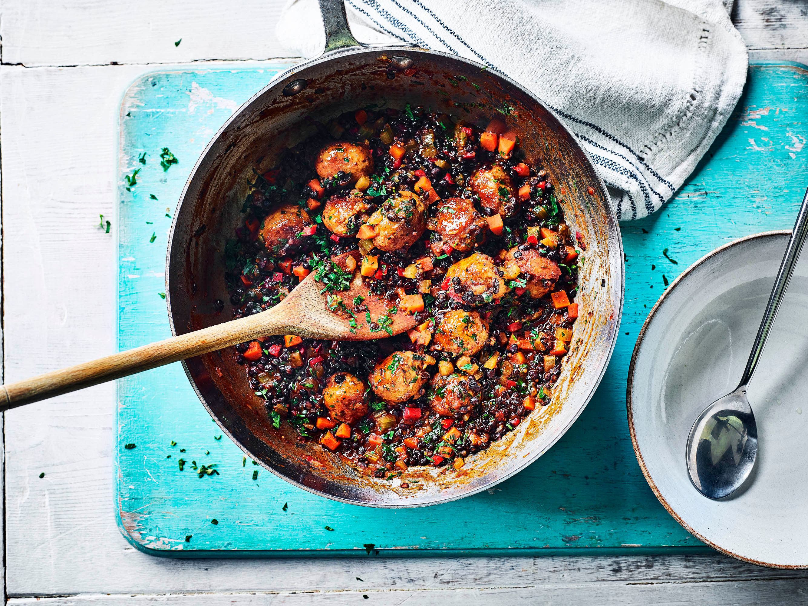 Speedy Sausage and Lentil Stew