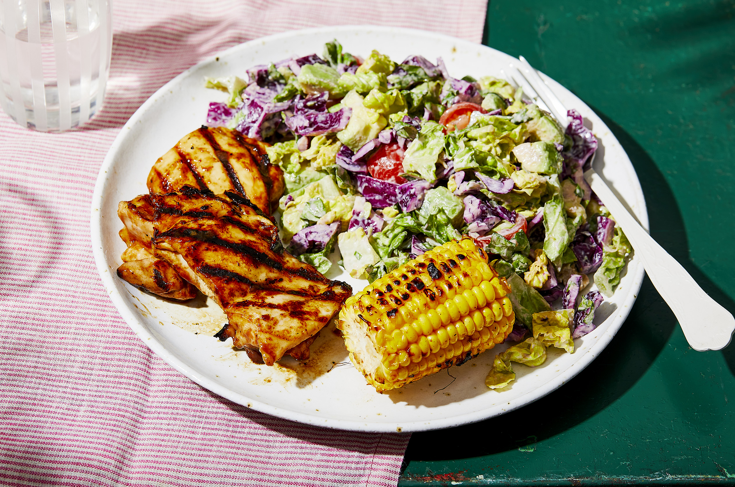 Summer BBQ Chicken with Corn 🌞