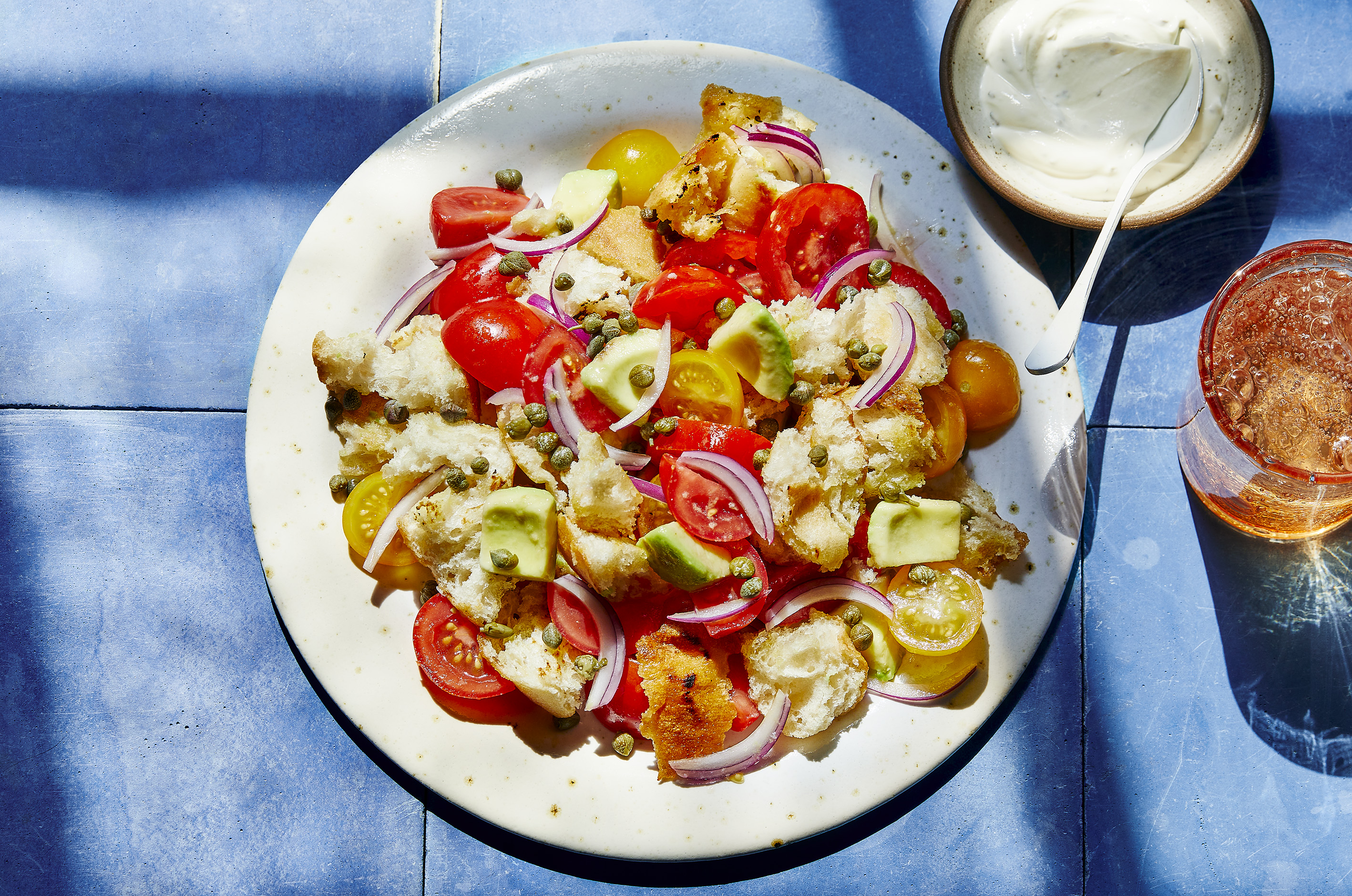 Summer Avocado Panzanella 🌞