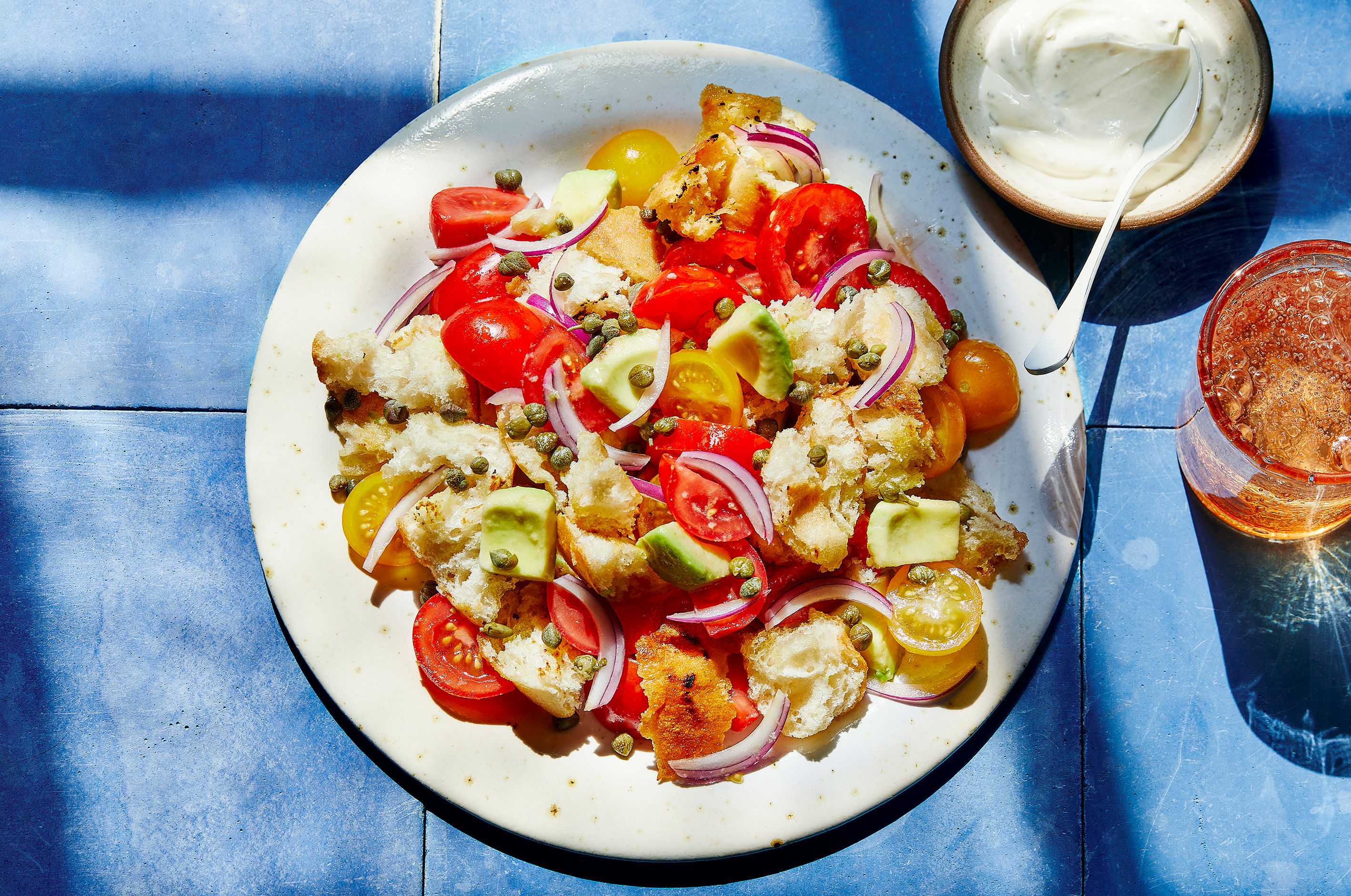 Summer Avocado Panzanella 🌞