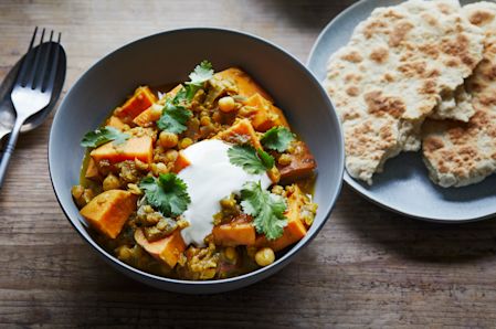 Red Lentil and Sweet Potato Curry
