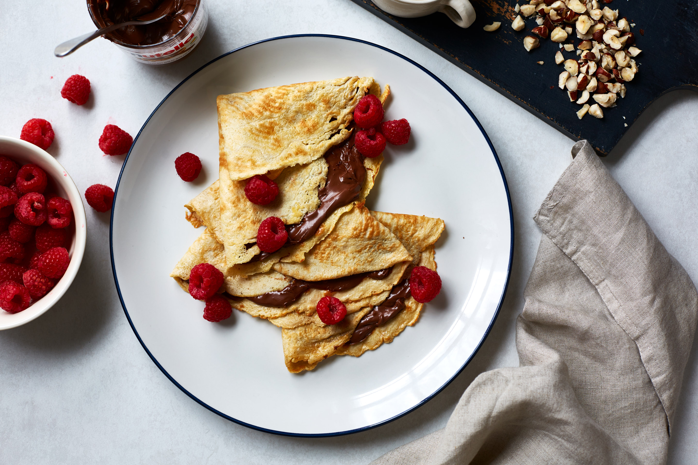 Chocolate and Hazelnut Pancakes