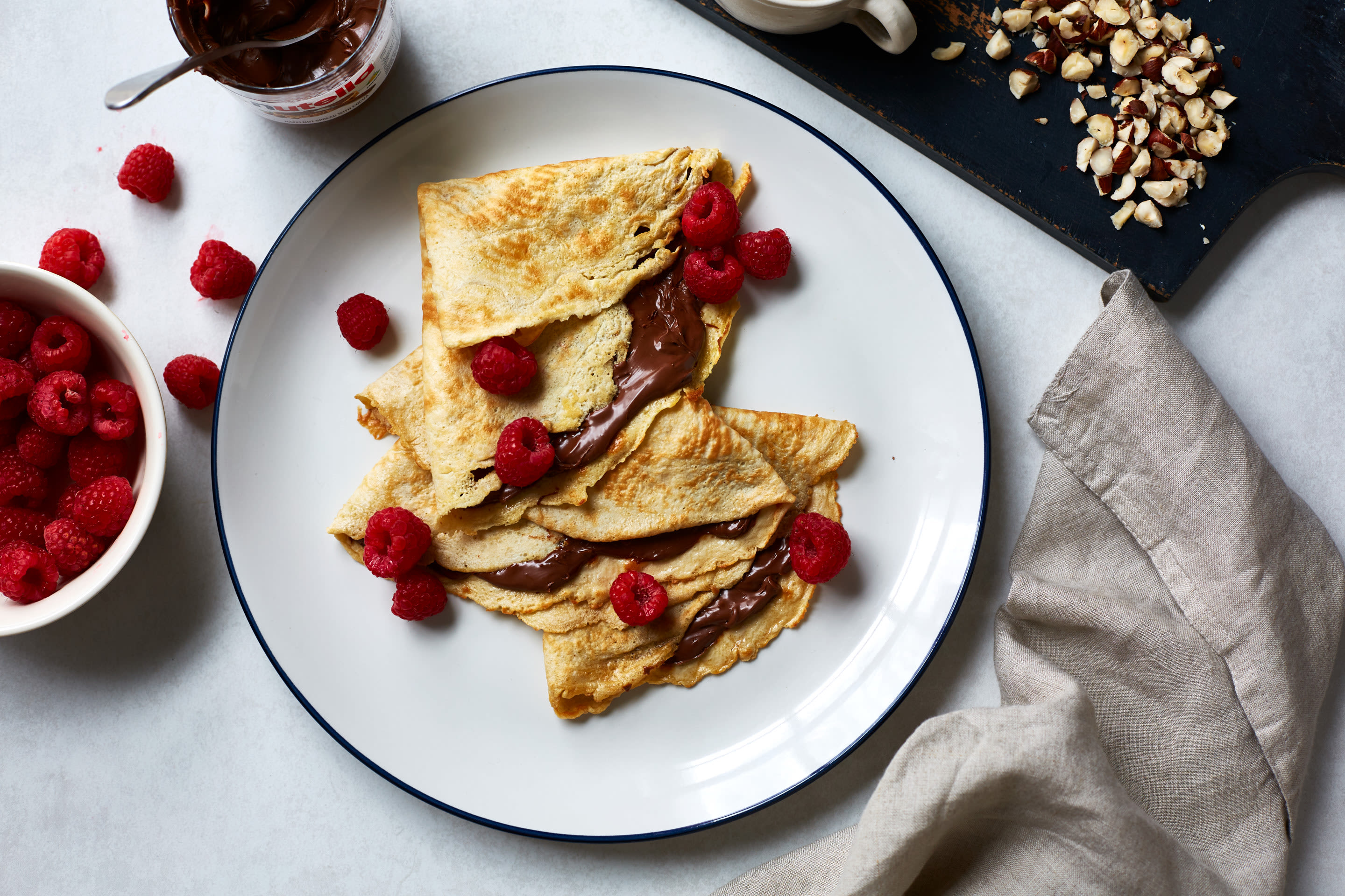Chocolate and Hazelnut Pancakes