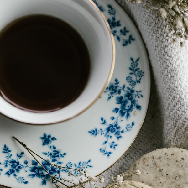 Assam tea in a china Tea cup