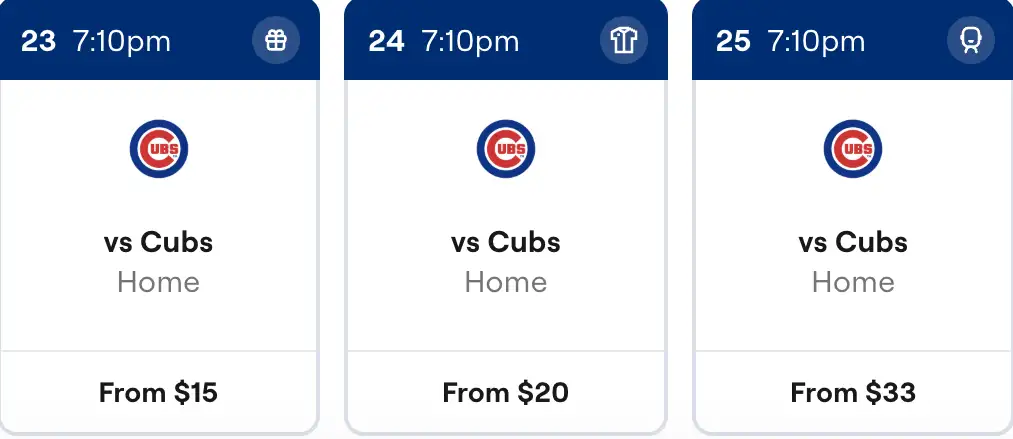 MLB promo example