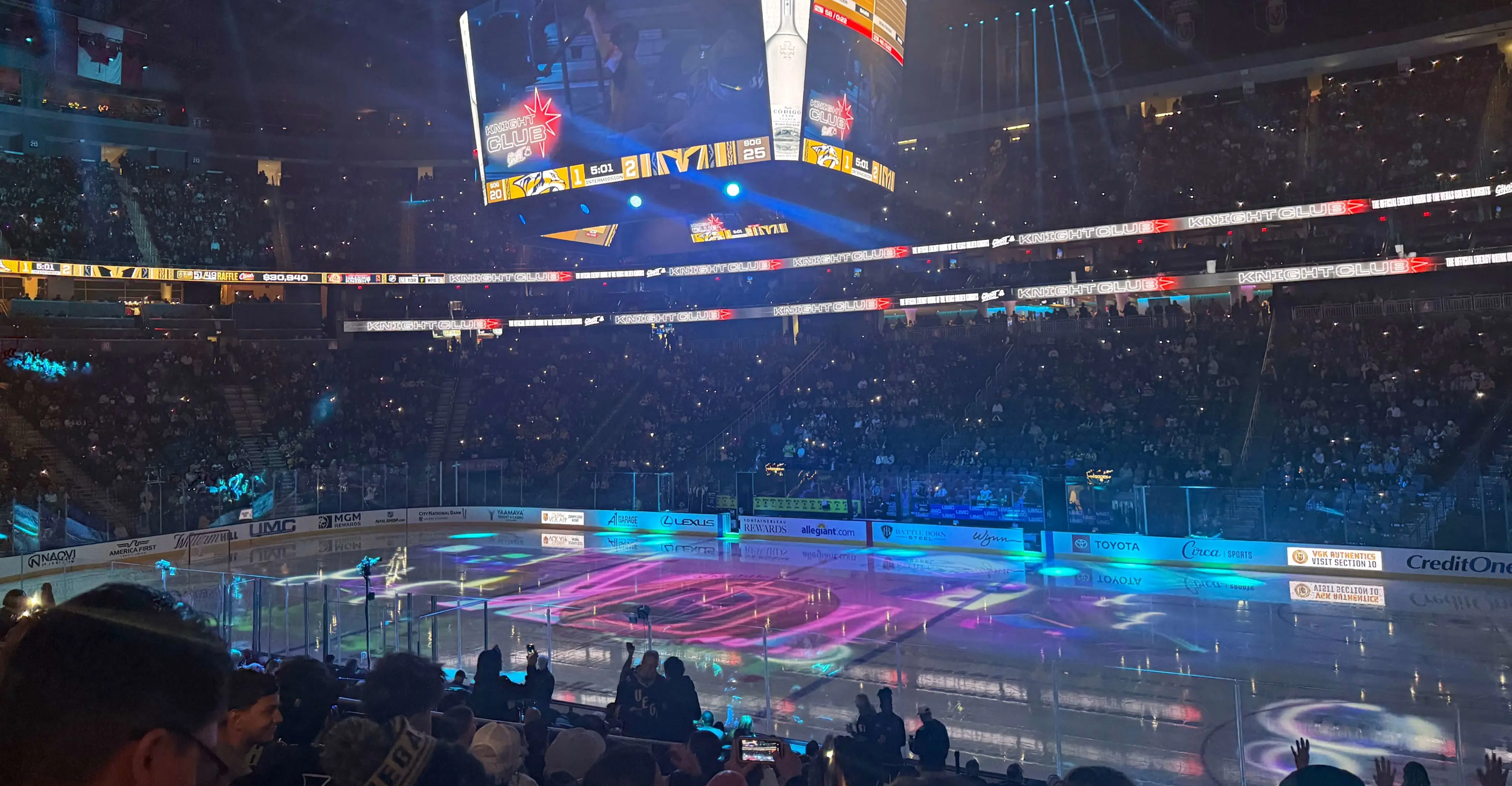 Vegas Golden Knights Front Row