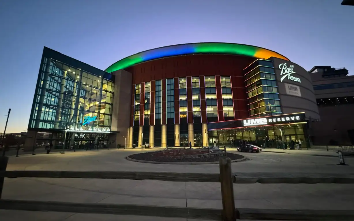 Ball Arena Front Row