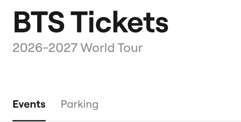 BTS parking