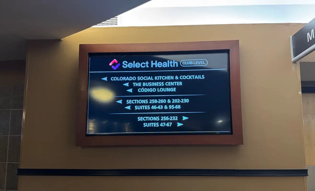 Nuggets Club Level Front Row