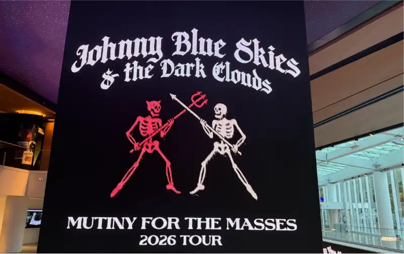 Johnny Blue Skies Front Row