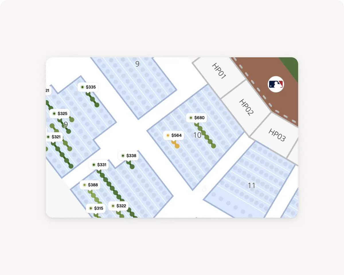 Seat Level Maps Feature
