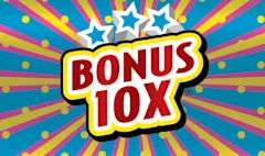 BONUS 10X $1 scratch-off ticket