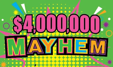$4,000,000 Mayhem $10 Massachusetts scratch-off ticket