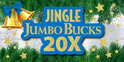 JINGLE JUMBO BUCKS 20X Massachusetts scratch-off ticket